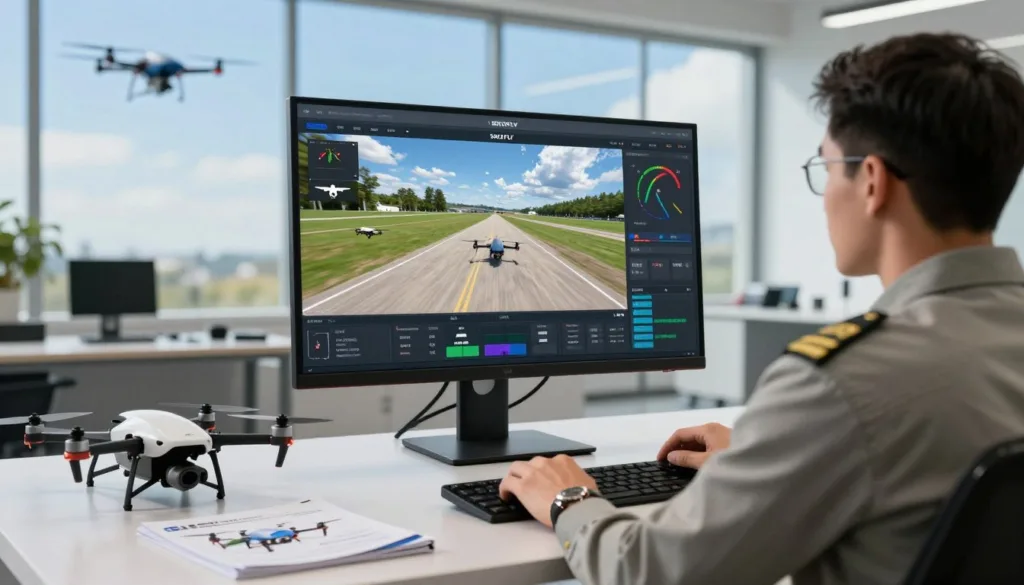 drone simulation software for safer flight training