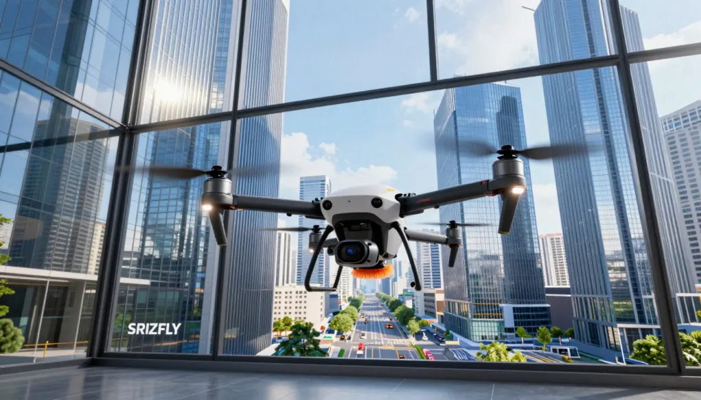 glass curtain wall cleaning drone simulator glass curtain wall cleaning drone simulator