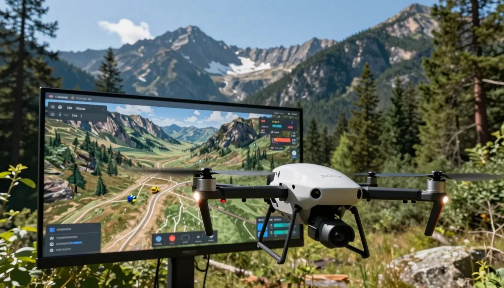 wilderness rescue drone simulator