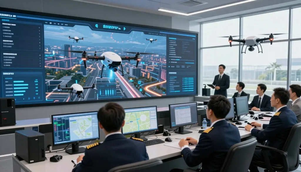 UAV Traffic Control Simulation Training
