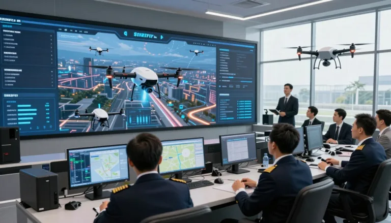 UAV Traffic Control Simulation Training