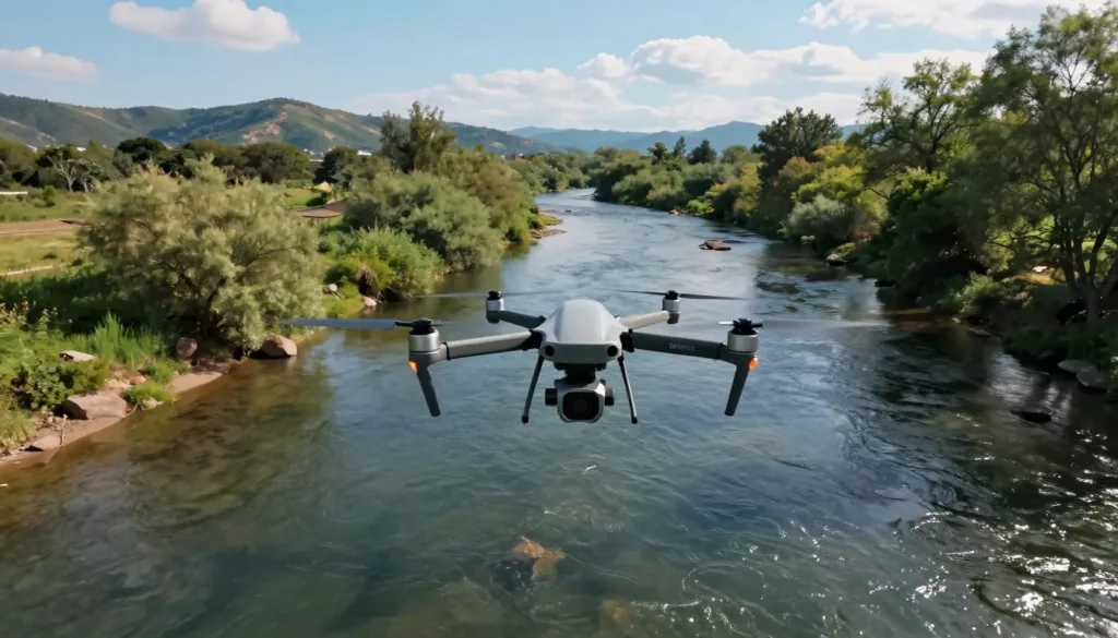 UAV hydrometry simulation UAV hydrometry simulation