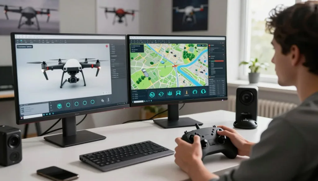 realistic Linux drone simulator realistic Linux drone simulator