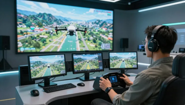 AI drone simulator