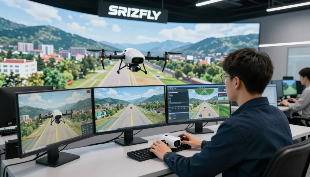SRIZFLY ai drone simulator