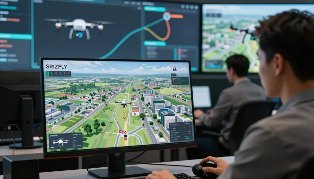 custom drone maps in an AI drone simulator